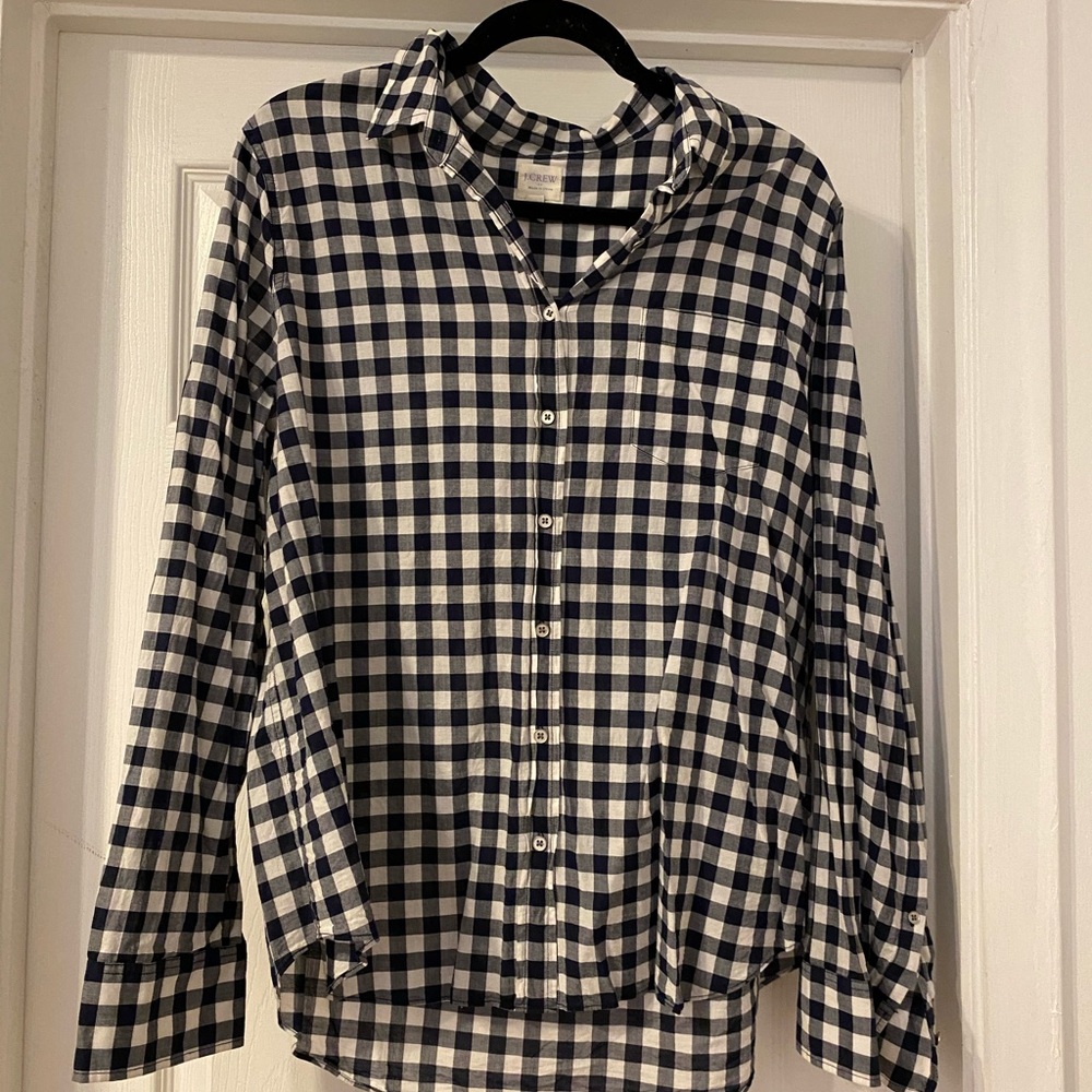 J. Crew Plaid Button Down